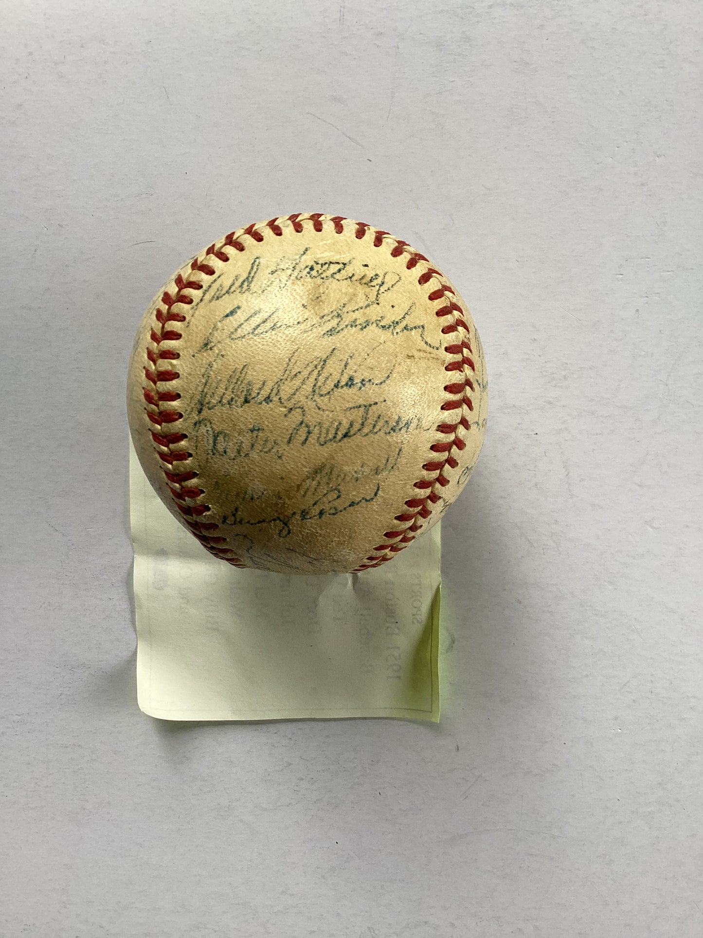 1951 Boston Red Sox Signed Team Baseball