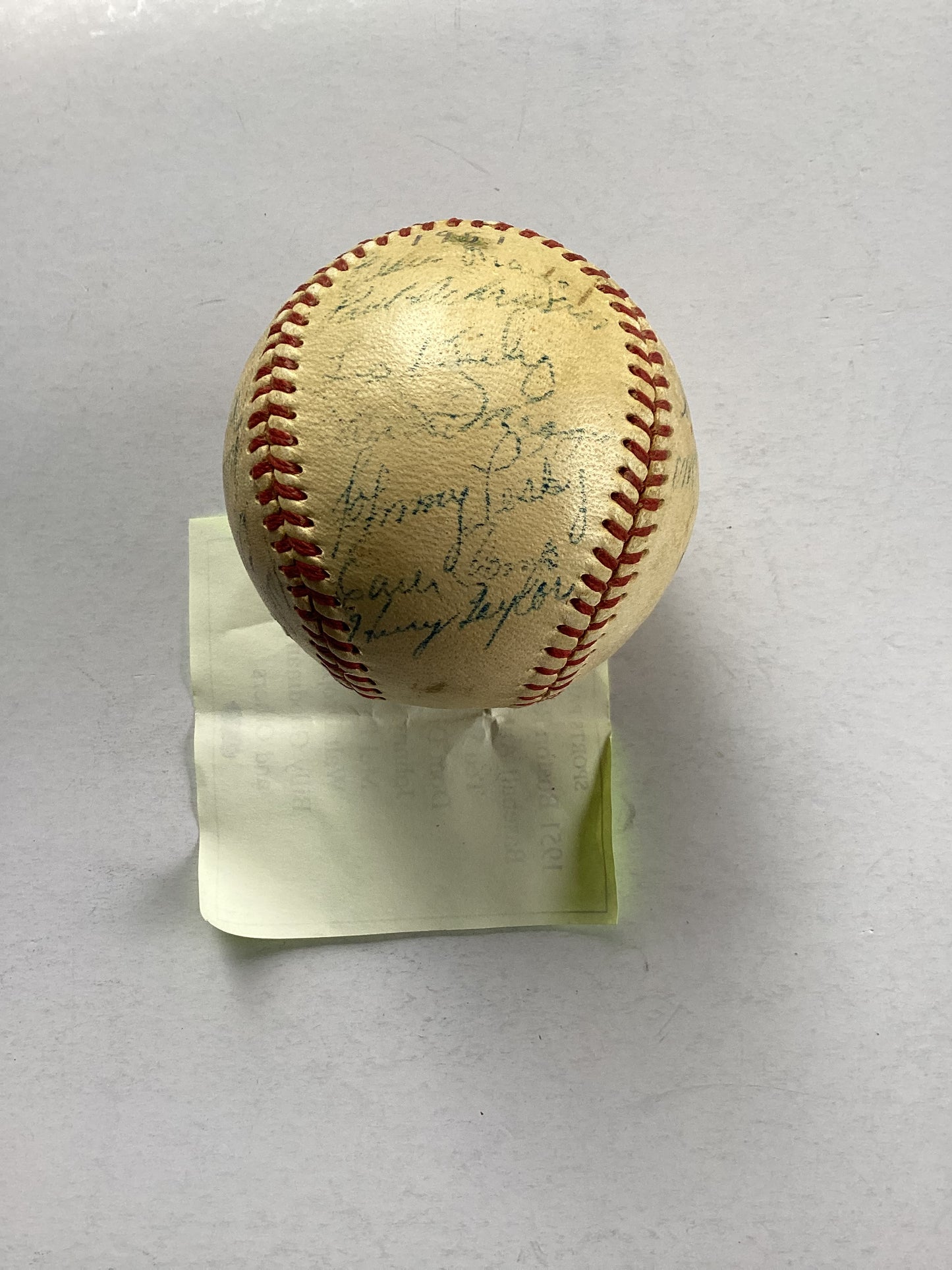 1951 Boston Red Sox Signed Team Baseball