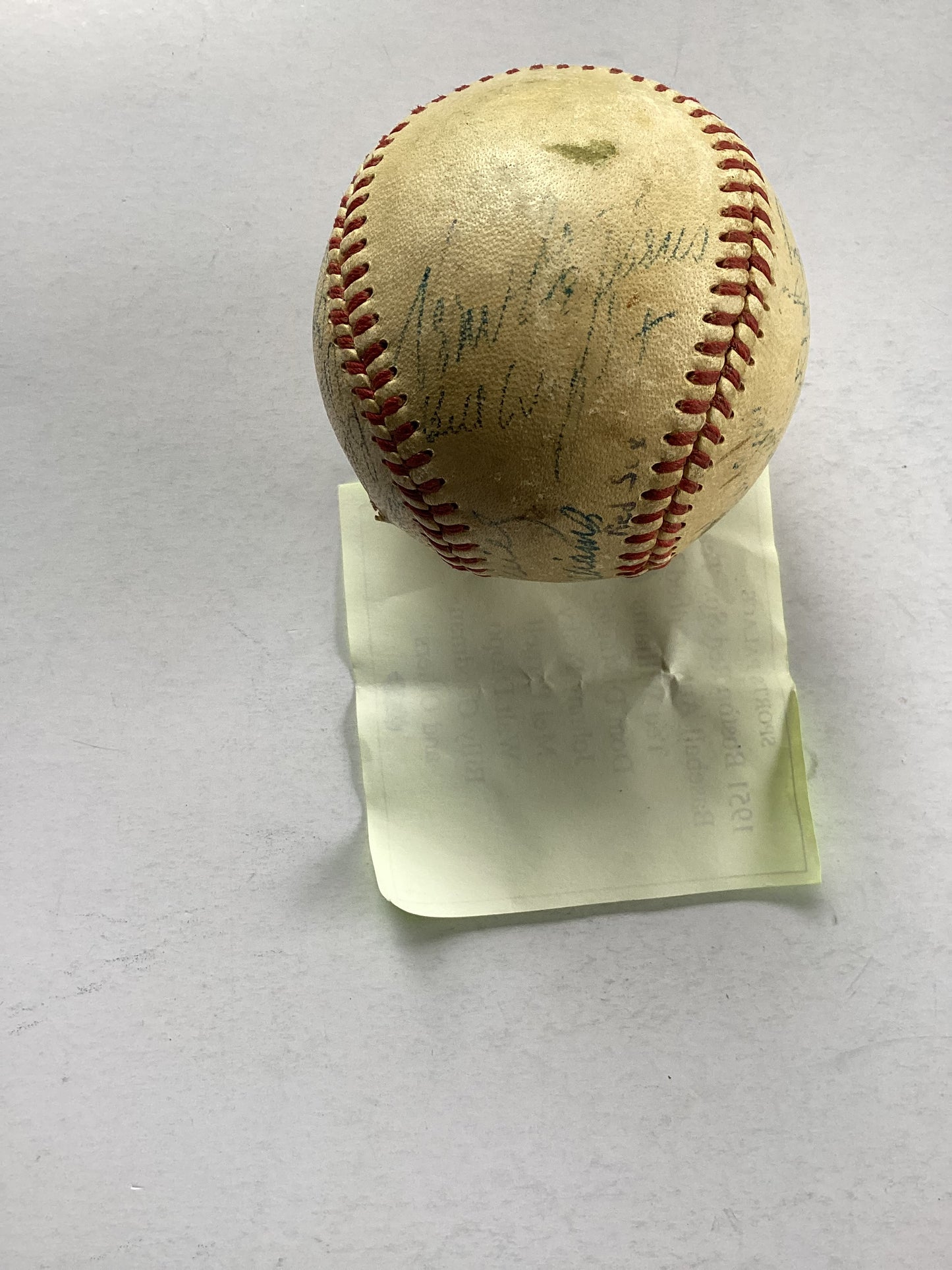 1951 Boston Red Sox Signed Team Baseball