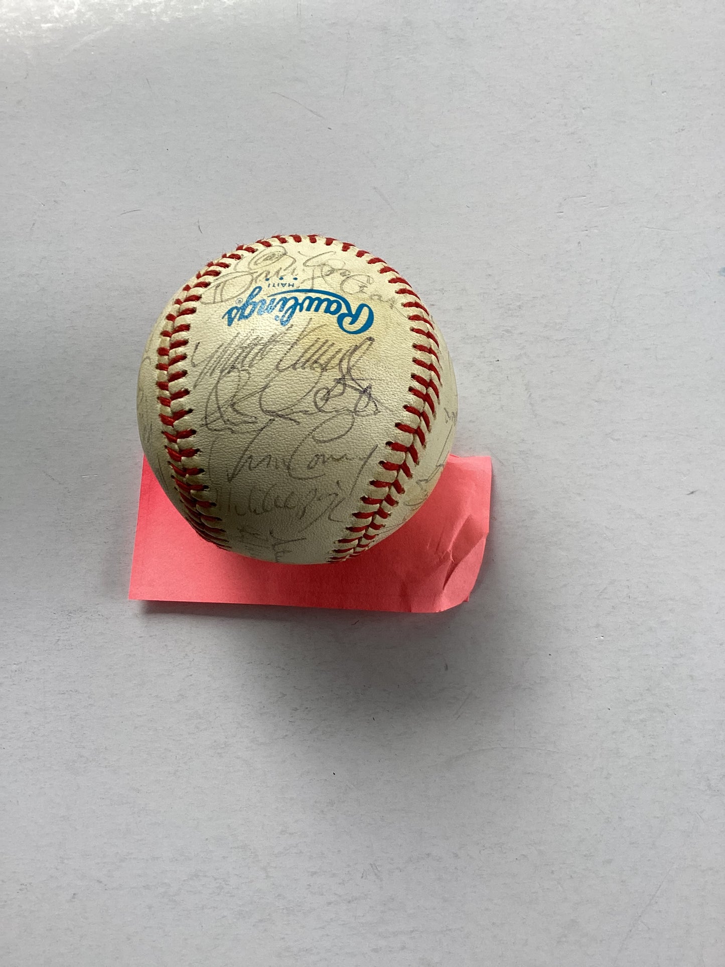 1983 Oakland Athletics Signed Team Baseball