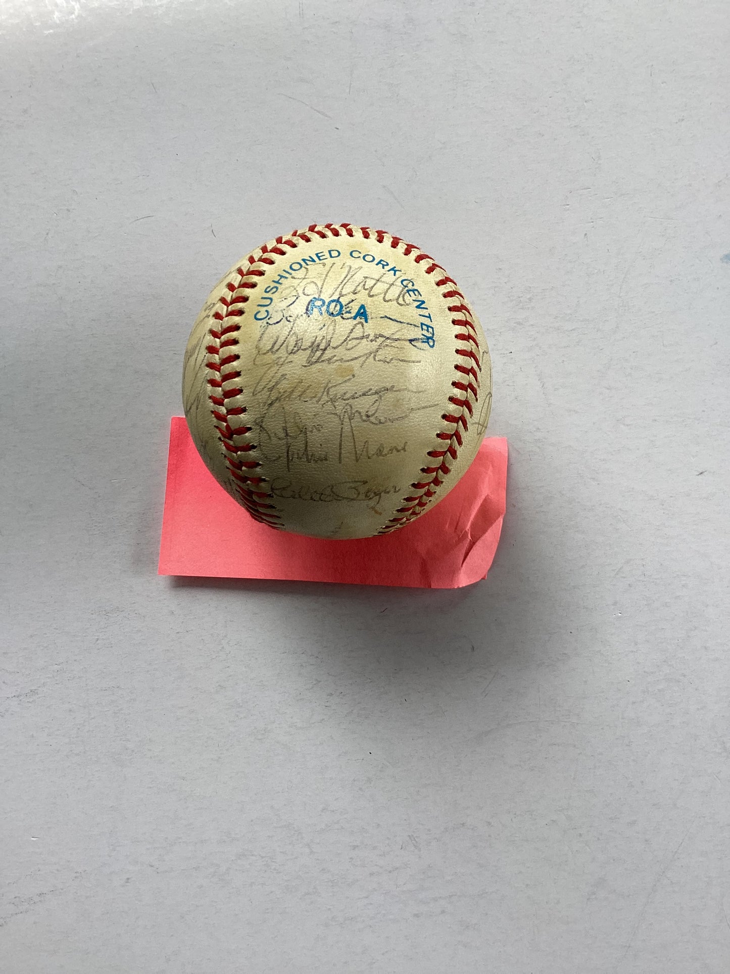 1983 Oakland Athletics Signed Team Baseball