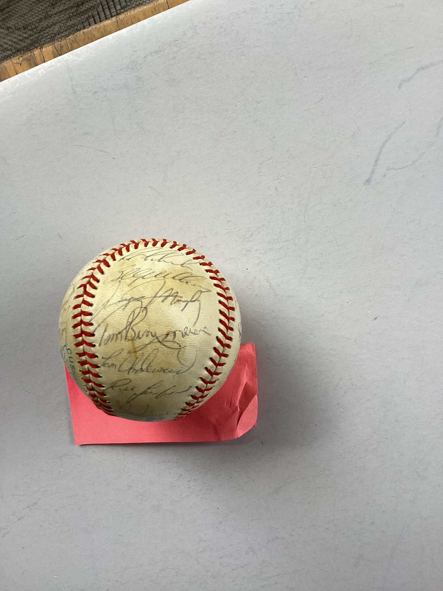 1983 Oakland Athletics Signed Team Baseball