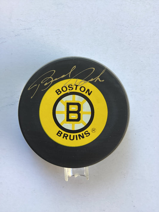 Boston Bruins Signed Puck - Brad Park