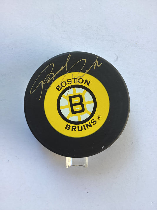 Boston Bruins Signed Puck - Brad Park