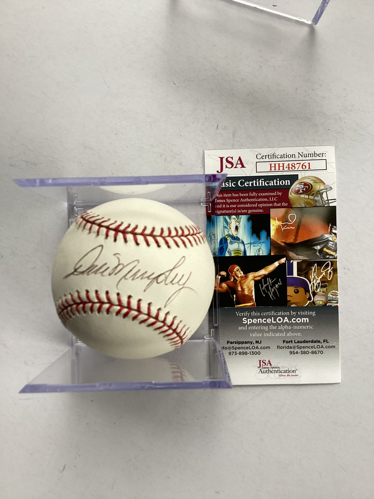 Dale Murphy Signed MLB Baseball