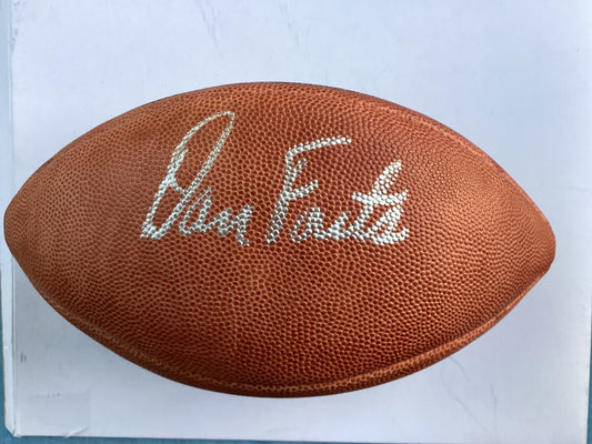 San Diego Chargers Signed Football - Dan Fouts