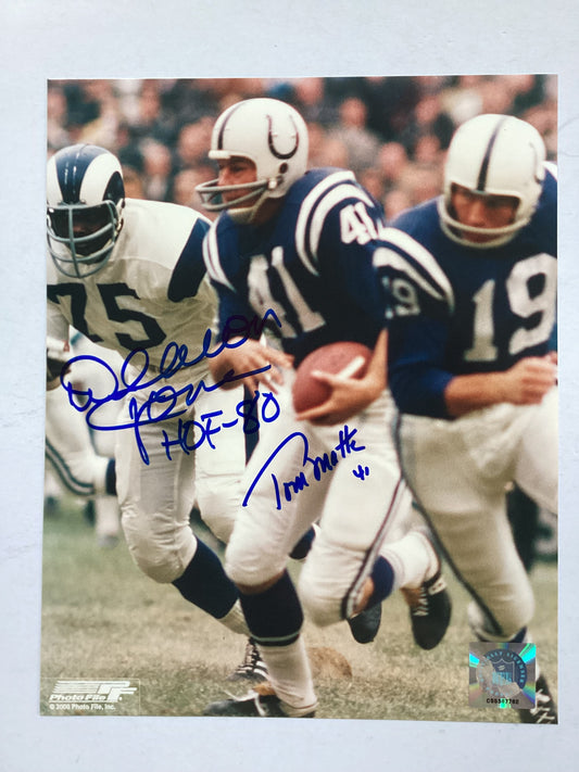 Deacon Jones - San Diego Chargers & Tom Matte - Baltimore Colts