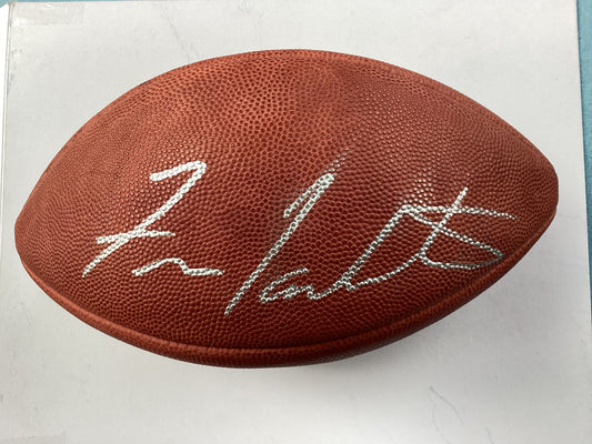 Minnesota Vikings Signed Football - Fran Tarkenton