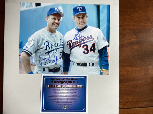 George Brett - Kansas City Royals & Nolan Ryan - Texas Rangers