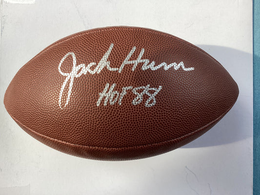 Pittsburgh Steelers Signed Football - Jack Ham