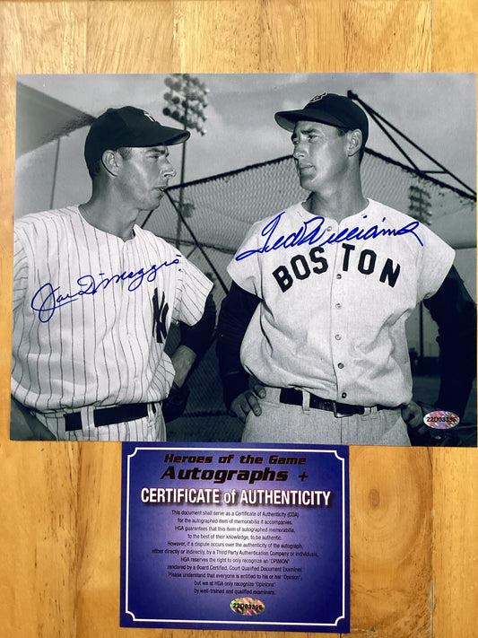 Joe DiMaggio - New York Yankees & Ted Williams - Boston Red Sox