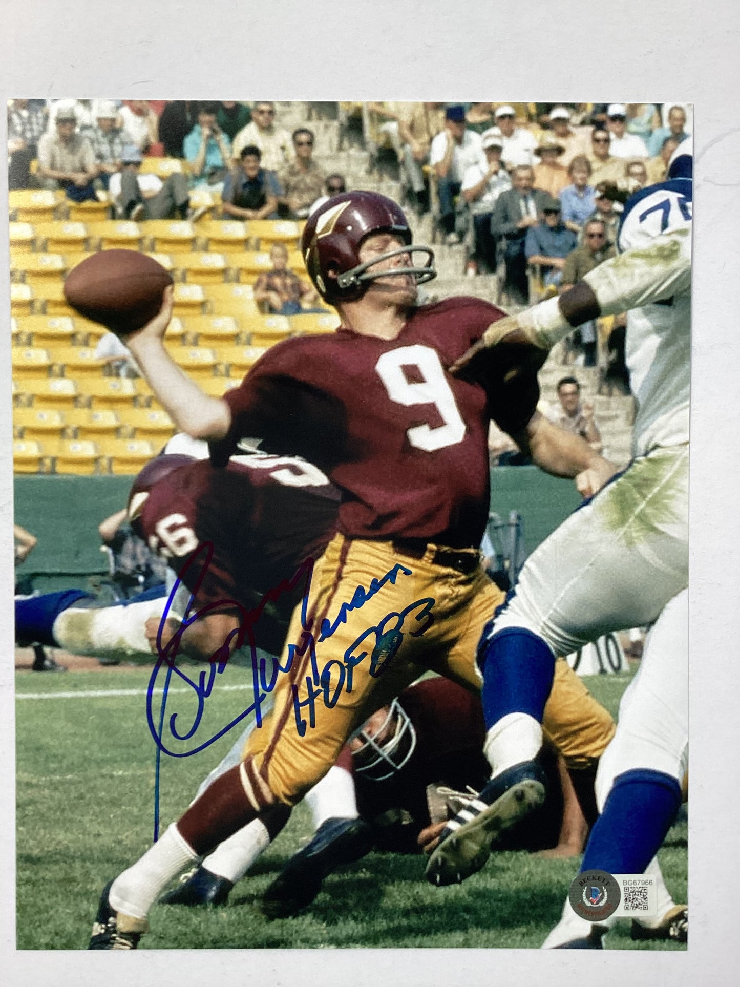 Sonny Jurgenson - Washington Redskins