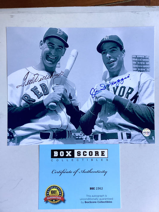 Ted Williams - Boston Red Sox & Joe DiMaggio - New York Yankees