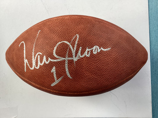 Houston Oilers Signed Football - Warren Moon