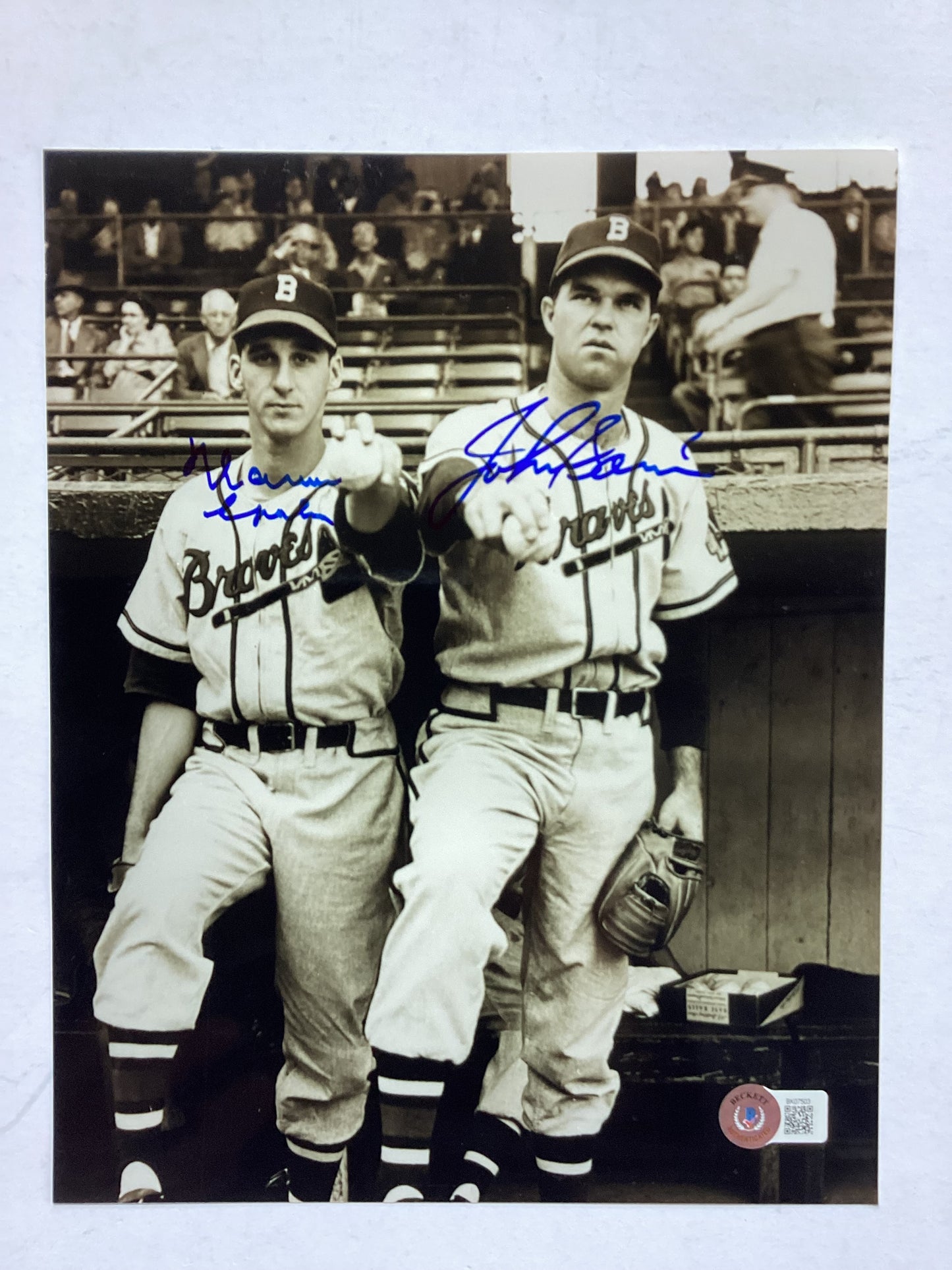 Warren Spahn - Boston Braves & Johnny Sain Boston Braves